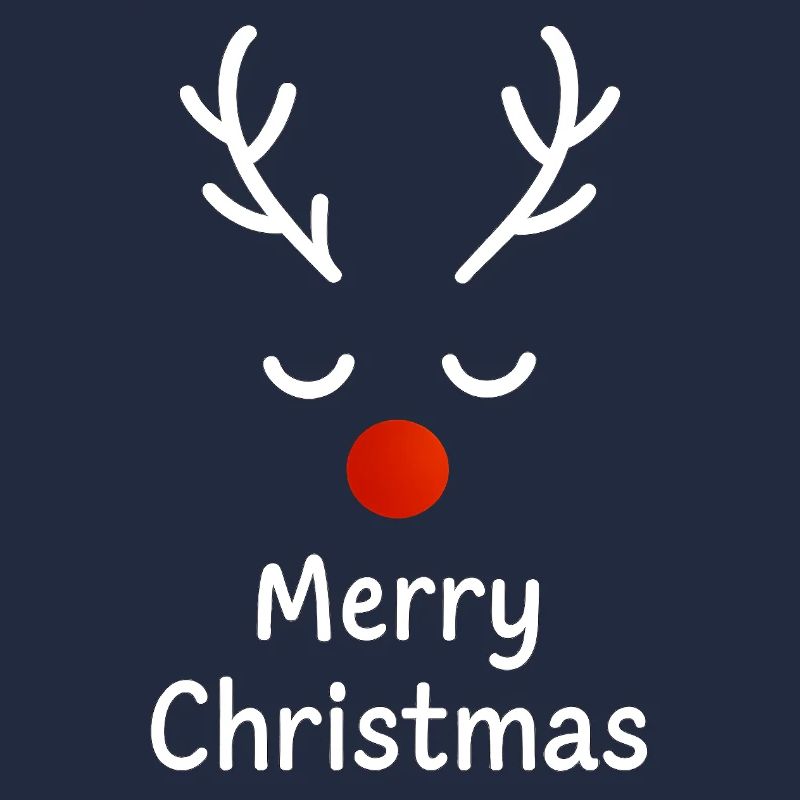 Le visage de Noël de Rudolph