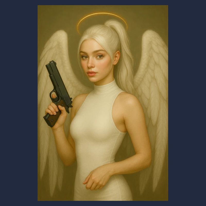 Engel mit Waffe 