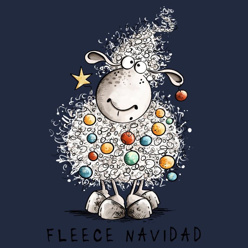 Moutons de dessin animé Navidad Navidad moutons de dessin animé