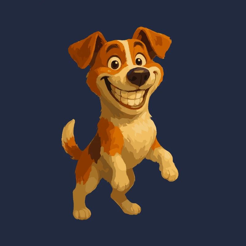 Jack Russell Terrier grinsend