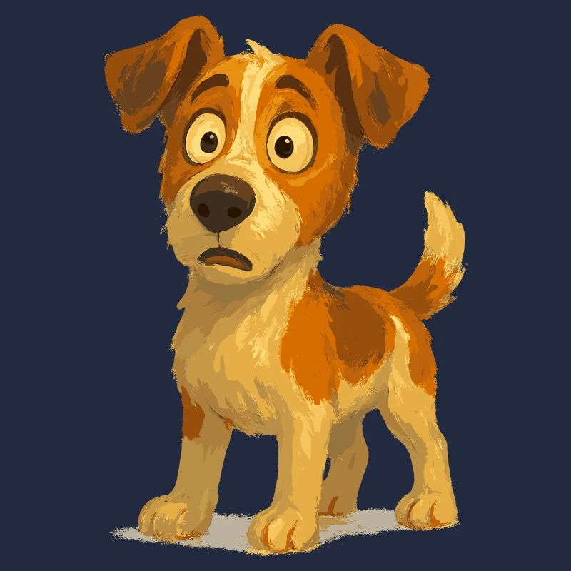 Jack Russell Terrier verwundert