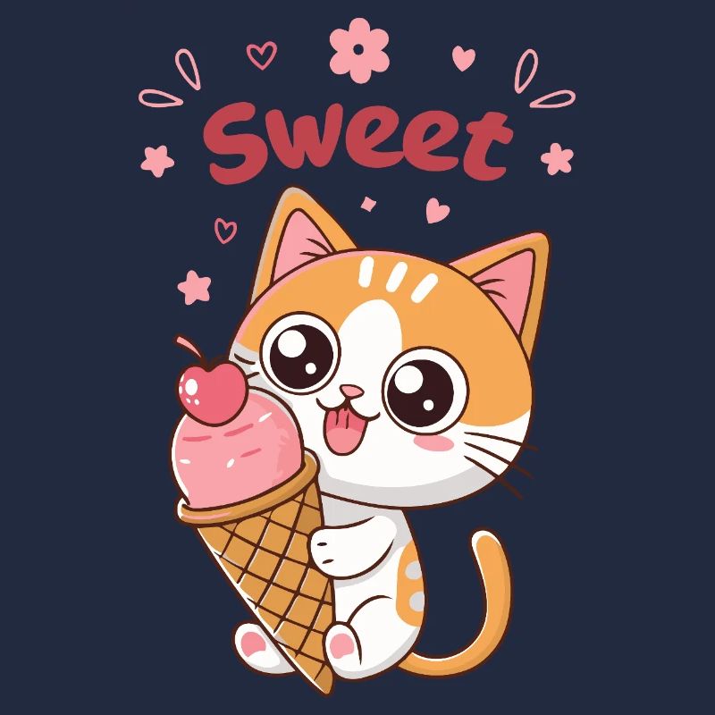 Kawaii Sweet Glazed Kitten