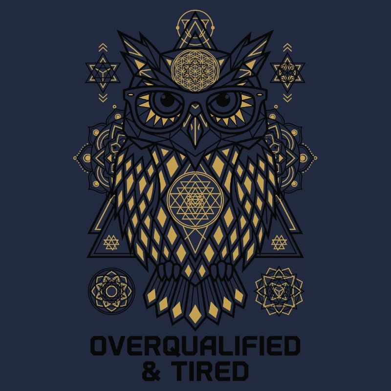 Overqualified Eule Mandala