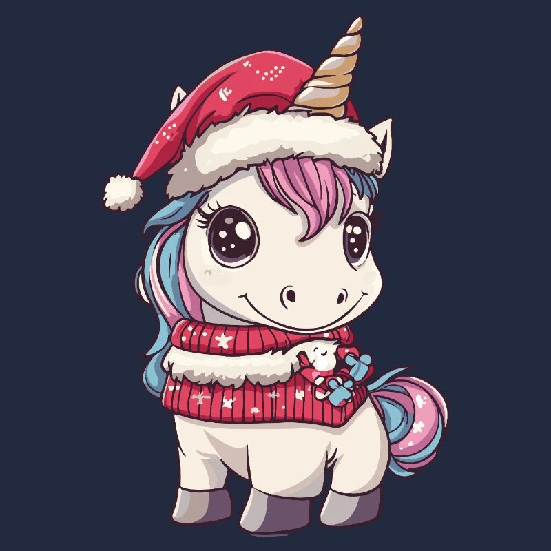 Einhorn Weihnachten Xmas
