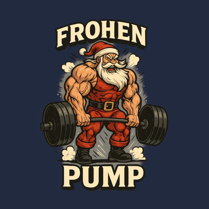 Frohen Pump Weihnachtsmann Outfit
