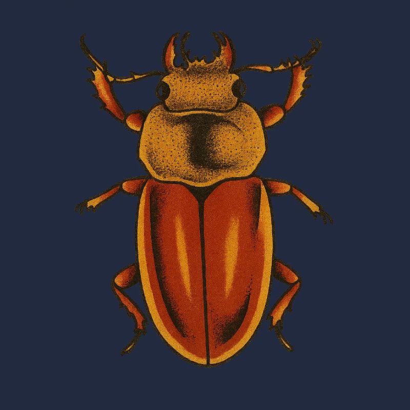Estampe Crimson Bug