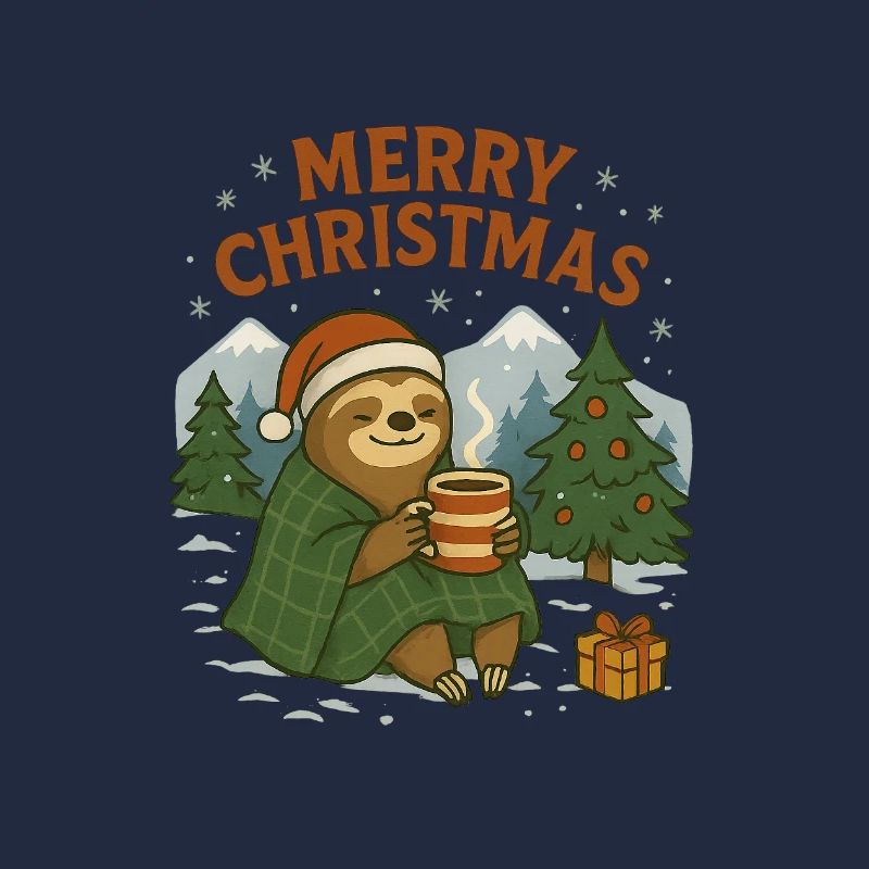 Weihnachtsfauli im Schnee