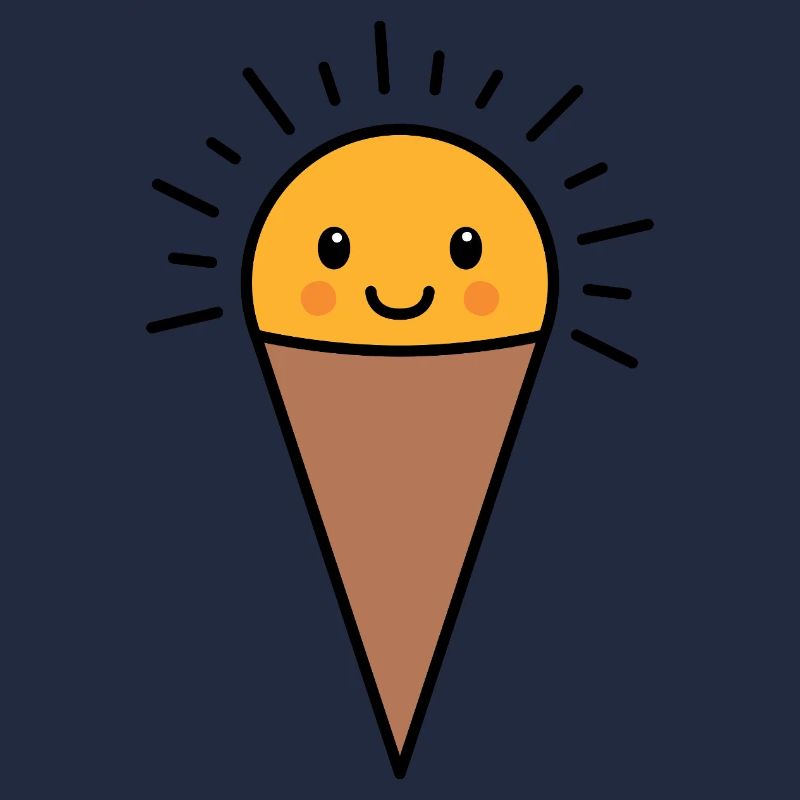 Kawaii Vanille Eis