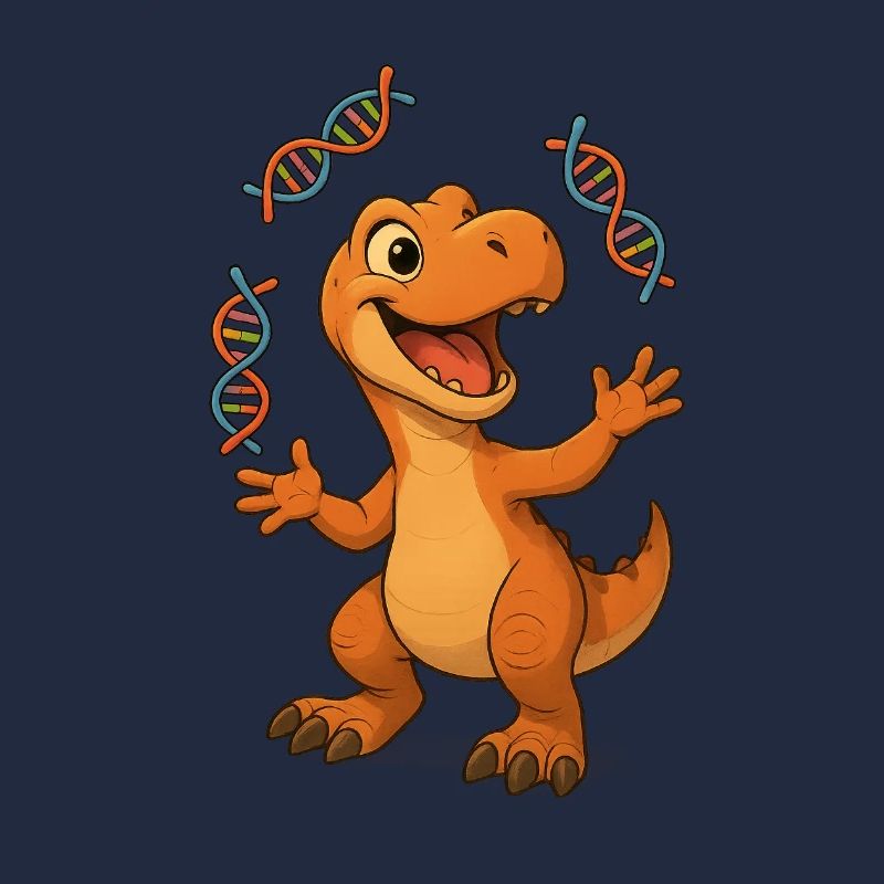 Dino Chercheur Joyeux