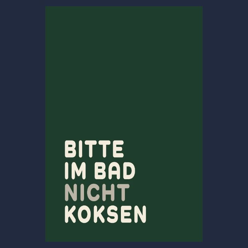 Minimal Statement – Dark Green & Cream Design