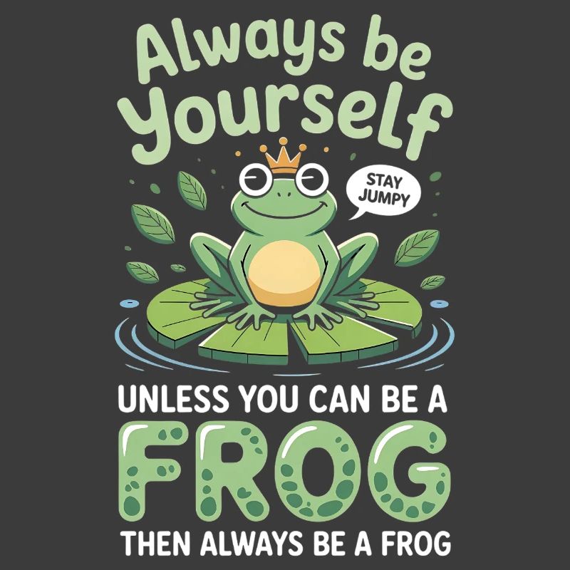 Sei immer du selbst, es sei denn, du kannst ein Frosch sein