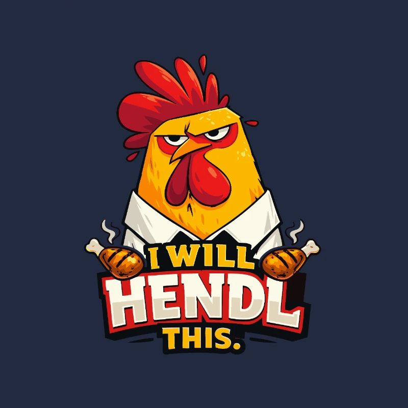 I Will Hendl This Dialect Humor Chickens Saying