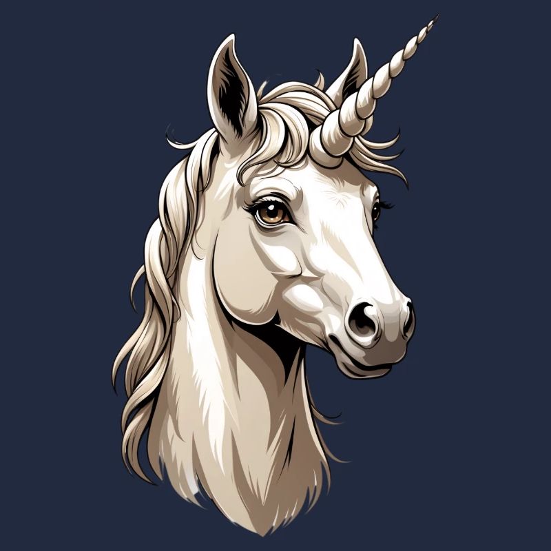 Einhornkopf Illustration