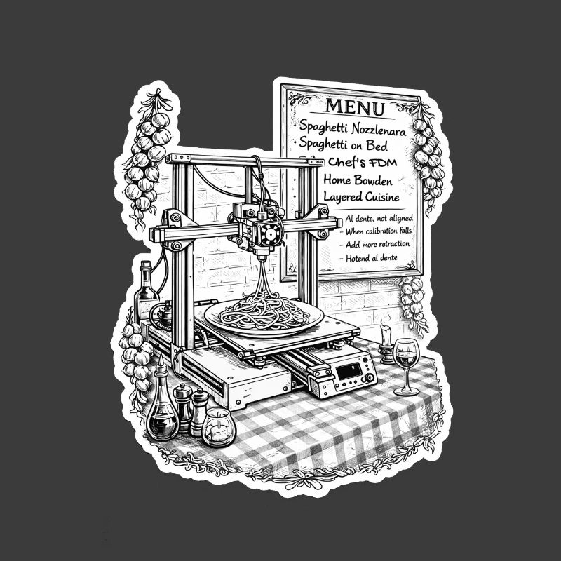 Spaghetti-3D-Drucker