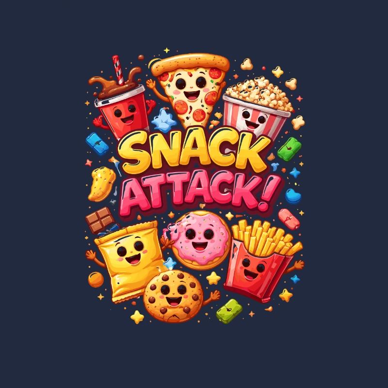 Snack Attack! Bunte Snack-Helden