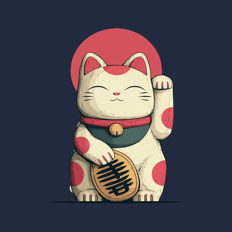 Maneki-Neko Chat Chanceux