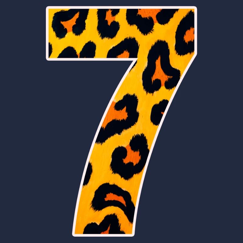 Leopard 7 Neon Pattern
