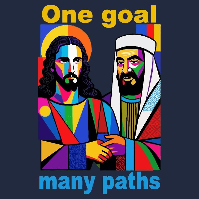 One Goal Many Paths Pop Art Duo