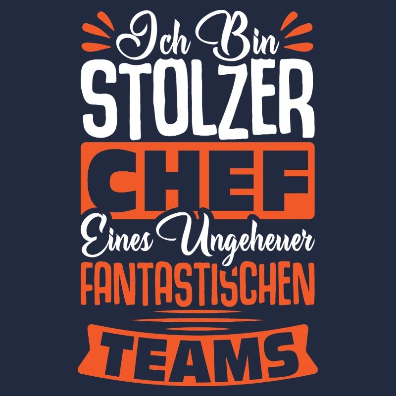 Stolzer Chef Chef Mann Abteilungsleiter Teamchef
