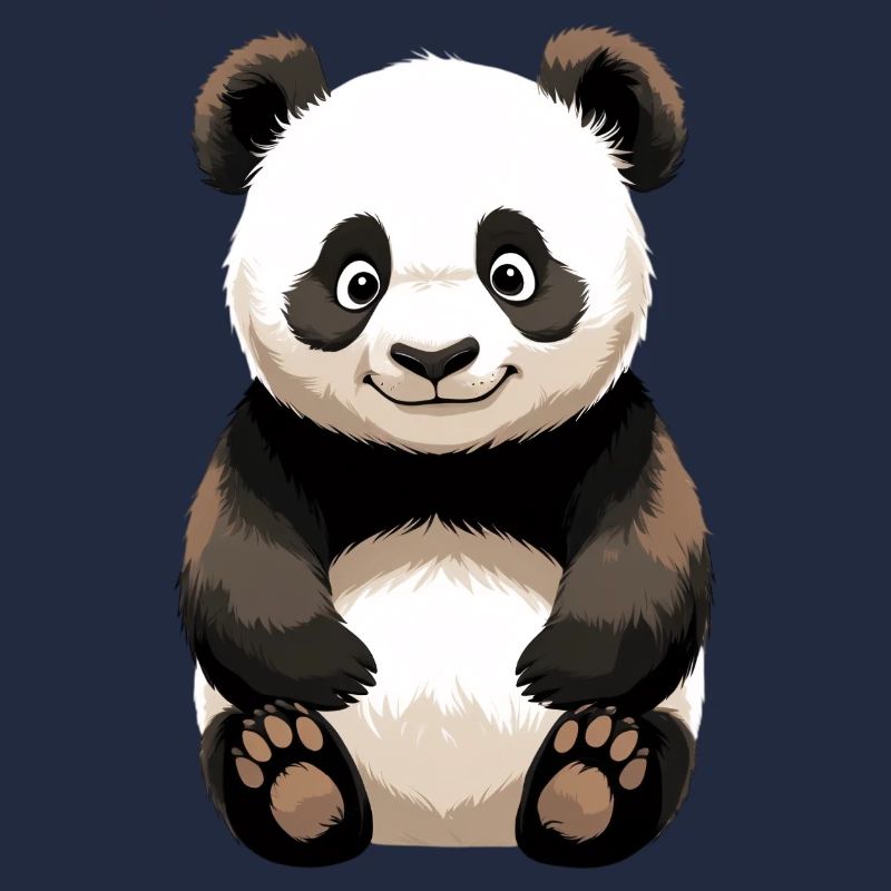 Dessin animé de Panda Câlin – Panda Mignon