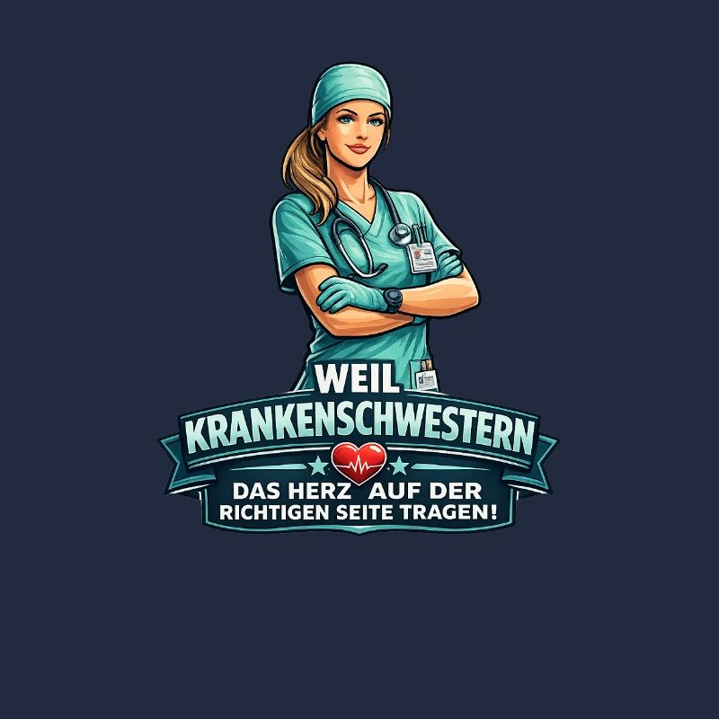Krankenschwester Herzseite Design