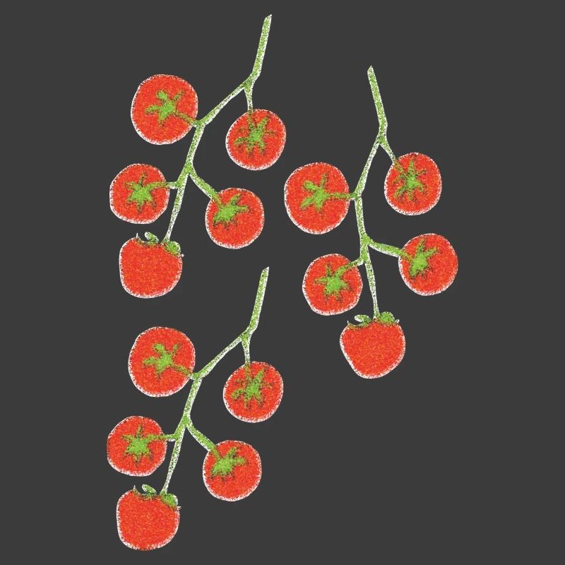 Impressionnisme du Buisson de tomate