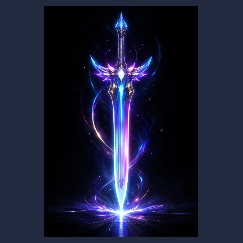 Épée astrale néon