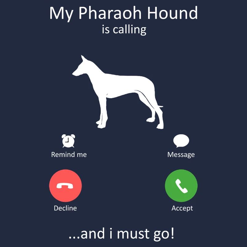 Pharaoh Hound Is Calling Funny Dog Phone Alert