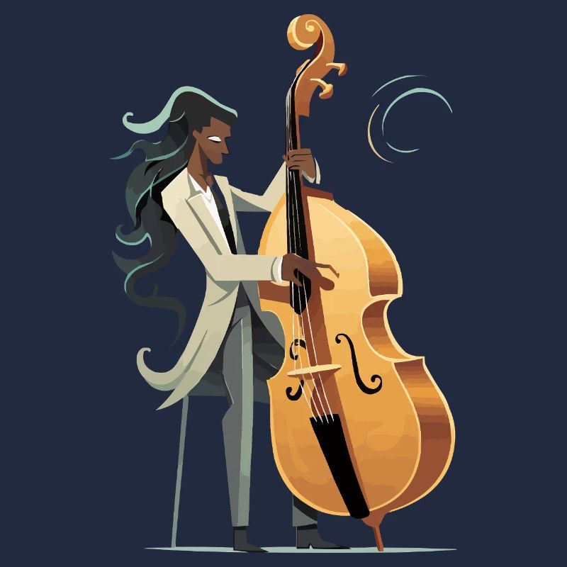Maître du violoncelle dans le style moderne