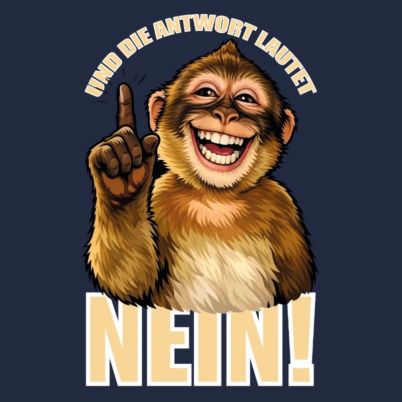 Et la réponse est non ! Singe Drôle