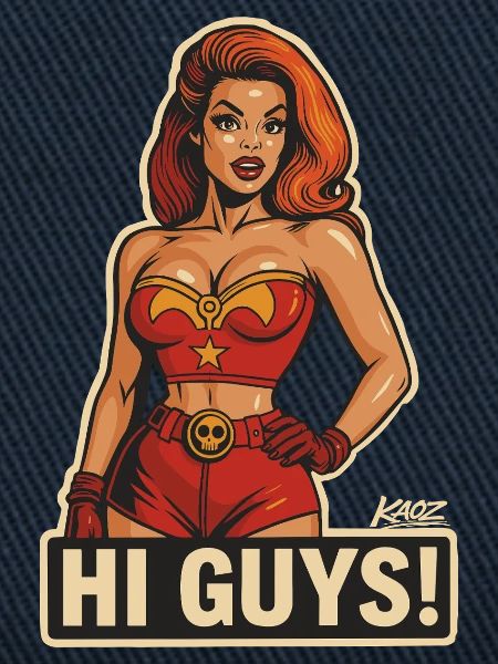 Hallo Leute, Retro-Heldin