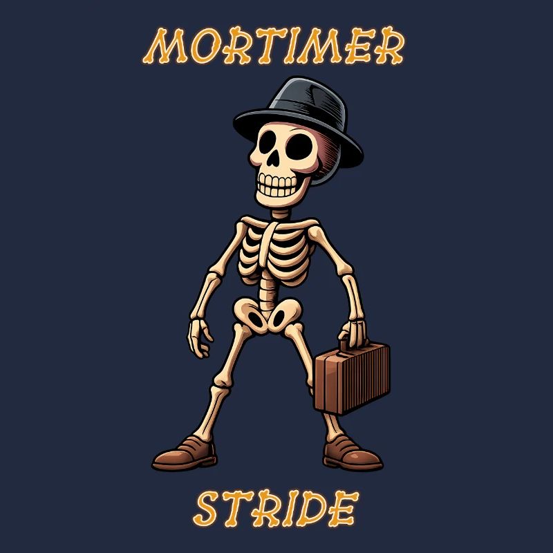 Mortimer Stride Squelette Étoile de l’animation Internet