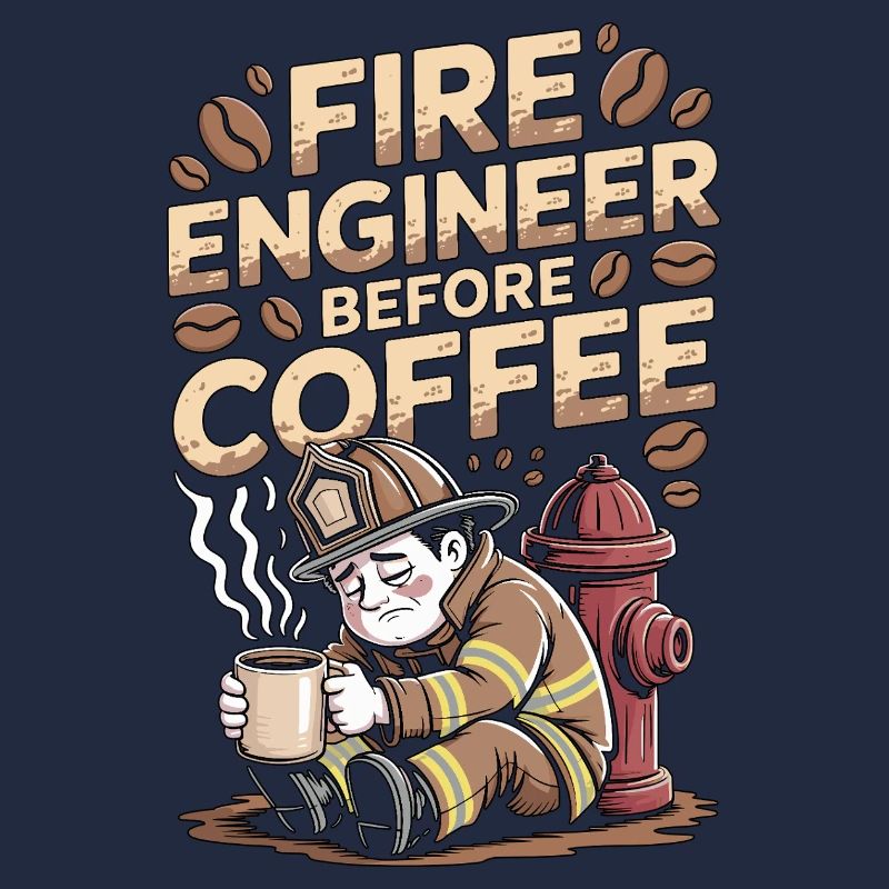 Fire Engineer Before Fire Service Coffee Lover
