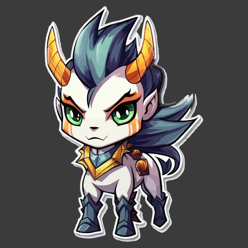 Chibi Dämonenpferd