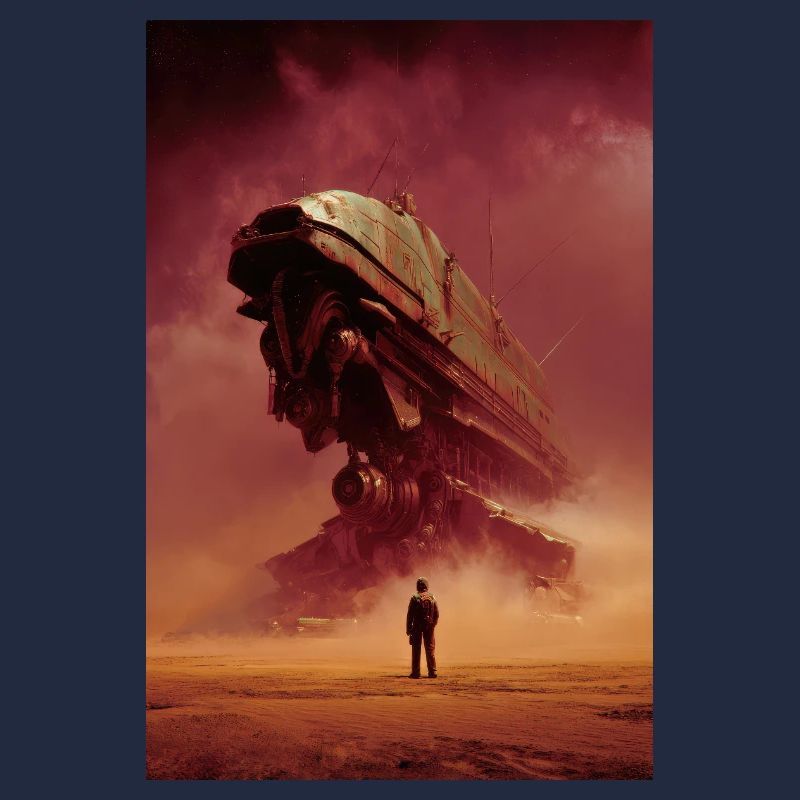 Lone Pilot Faces Desert Mech