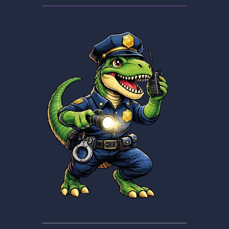 Dino als Polizist
