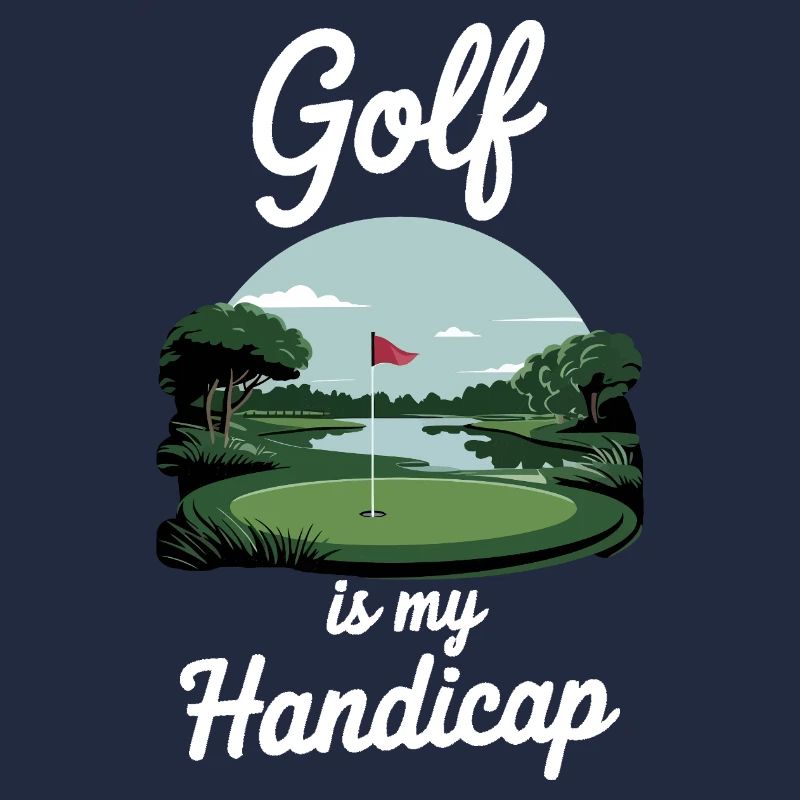 Le golf est mon handicap