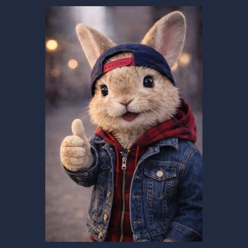 Sweat à capuche Pullover en jean