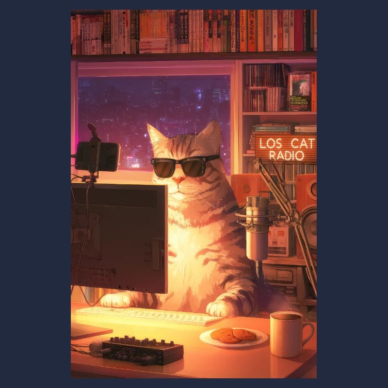 Cat Stream Neon Studio