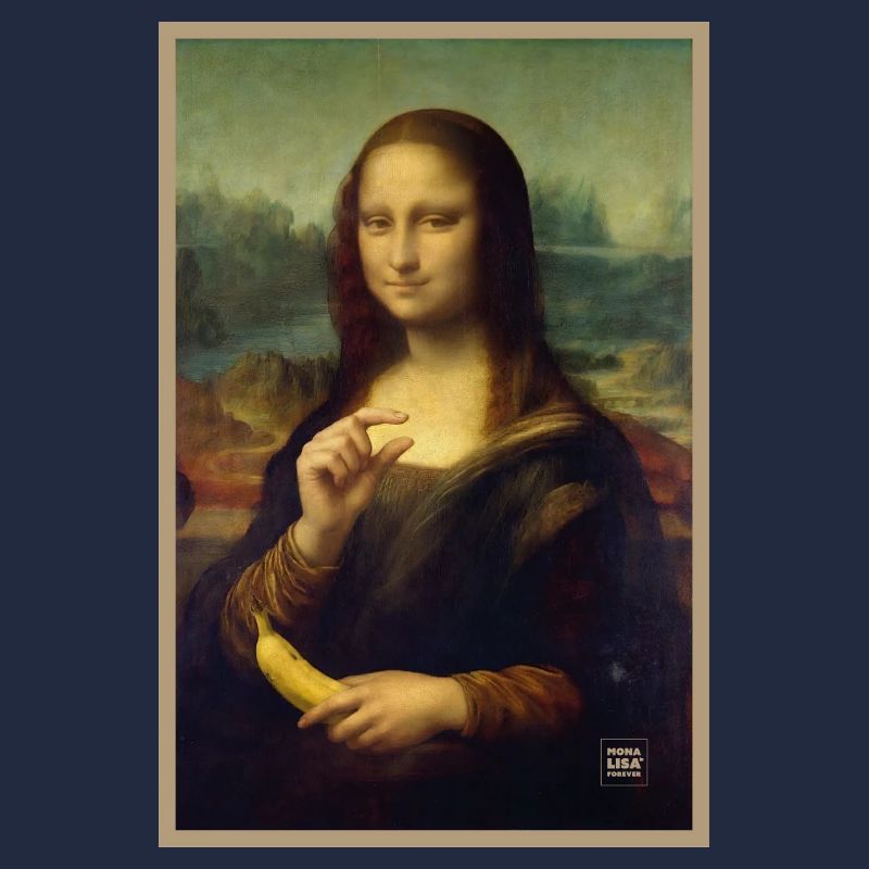 Mona Lisa Bananenschuppe