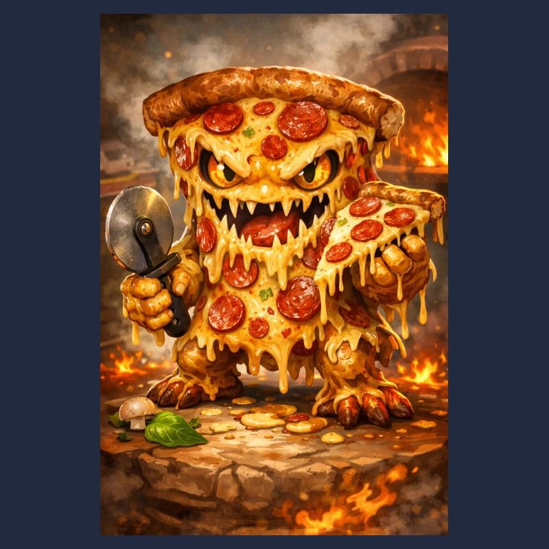 Cheese Pizza Monster