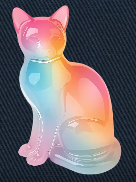 Regenbogenkatze Prisma