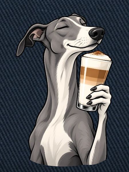 Greyhound mit Latte Macchiato