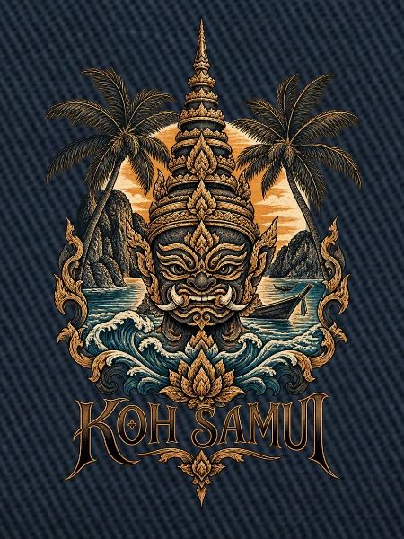 Koh Samui Tempelmaske Küstenzauber