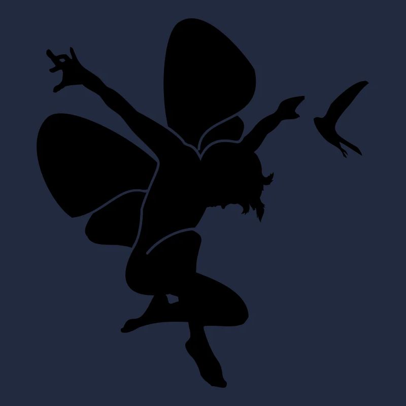 Elfe mit Schwalbe / elf 'n swallow (1c)