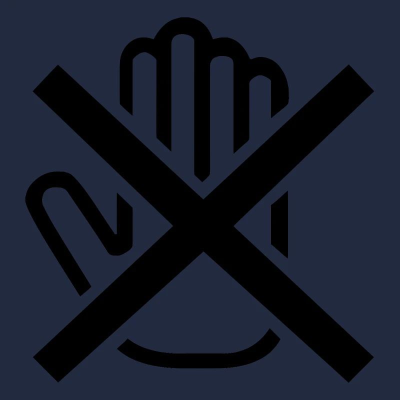 Ne Pas Toucher ! (vectoriel)