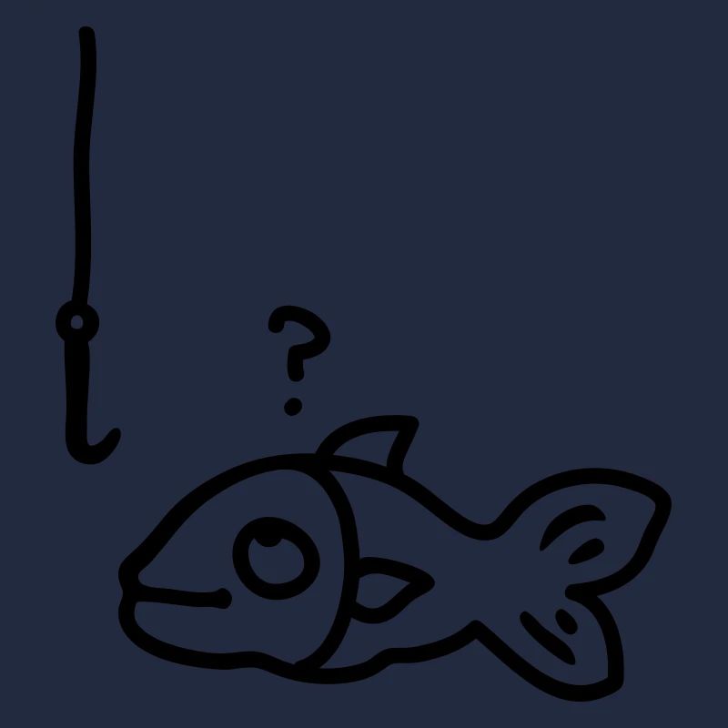 Fisch Angelhaken - line