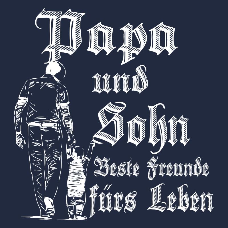 Papa und Sohn