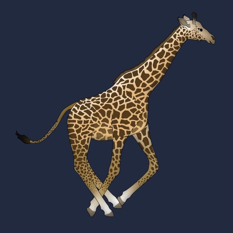 Giraffe rennt