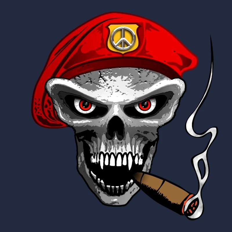 peace army skull